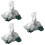 3Pcs White Fishing Net Durable Floating Silk Net for 7