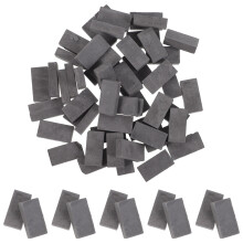 800Pcs Ceramic Miniature Brick Ornaments Grey for Model Building Decor