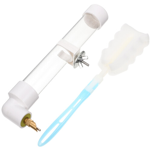 4Sets Water Dispenser for Cage Durable Splash-Proof Feeder
