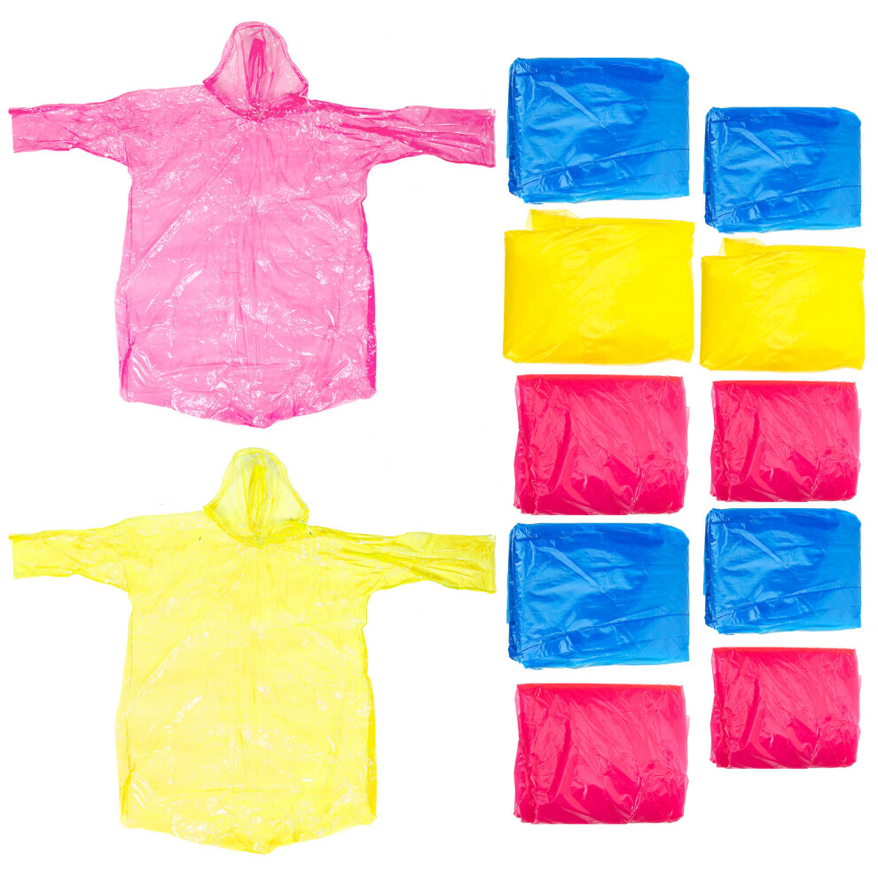 30Pcs Multipurpose Disposable Adult Rain Ponchos For Camping Outdoors 3643202939944