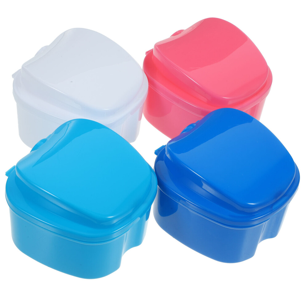 Happyyami 12Pcs Compact Retainer Holders Portable Denture Cases For Daily Use