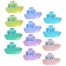36St Resin Mini Boot Decor Set in Diverse Kleuren Voor Micro Landschap