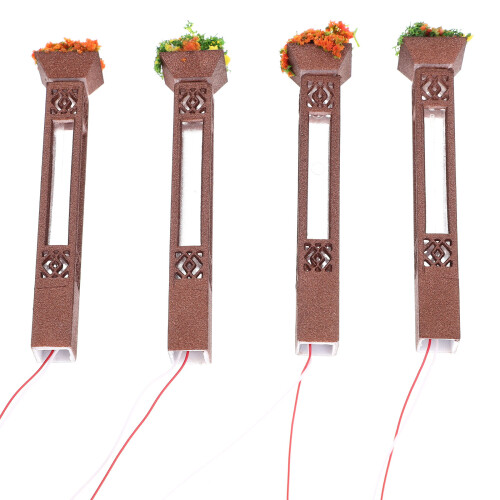 16Stk Gartenlaternen ABS Modell Für Sandtische