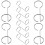 50Pcs Silver Metal Double Ring Binders for Retail and Book Binding 1