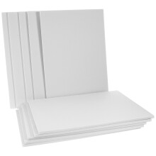 40Pcs Thick White Foam Boards Blank DIY Craft Sheets for Art and Props
