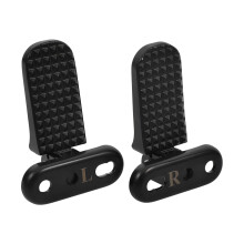 3Pairs Black Aluminum Alloy Foot Pegs for Electric Vehicle Pedals