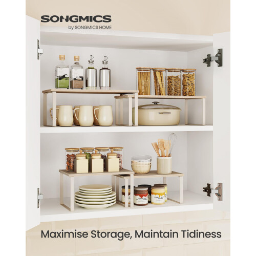 Songmics SONGMICS Spice Rack, Set of 2 Cupboard Shelf 1
