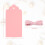 G2PLUS Kraft Paper Gift Tags  100PCS Large Plain Gift Tags 5x10CM Pink Blan 2