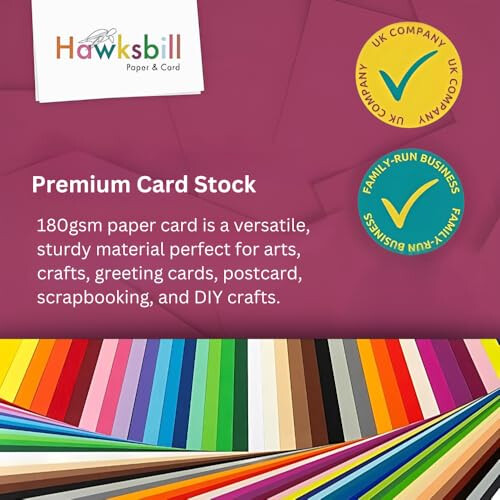 Hawksbill A4 Bright Yellow Card 180 GSM Premium 1