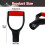 D Shaped Plastic Shovel Handle,Garden Grip Spade Handle Replacement 32mm Inner Diameter Plastic Spade Digging Raking Tools Red 2