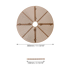 QWORK 4 Pack Plant Pot Grid with AntiSkid Nails 118 30cm Cuttable Flo