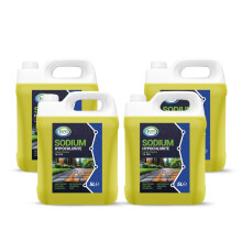 JOVS Sodium Hypochlorite 4x 5L – High Strength (14-15%) Patio &