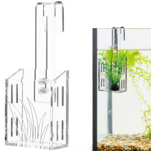 3Pcs Clear Acrylic Water Plant Cup Creative Fish Tank Planter