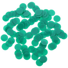 400Pcs Green Chips for Party Games Counting and Math Fun