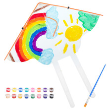 4Ensembles Cerfs-Volants À Peindre Pour Enfants Kit DIY