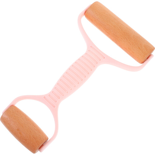 4Pcs Reusable Pink Dual Ends Pastry Roller Wooden Kitchen Tool