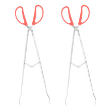 4Pièces Pinces Robustes Pour Charbon Bois, Usage