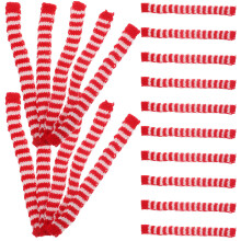 100St Mini Wollen Sjaals Rood Delicate Decoratie Voor Feestartikelen