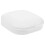 2Pcs White ABS Denture Case with Mirror Durable Portable Storage Box 1