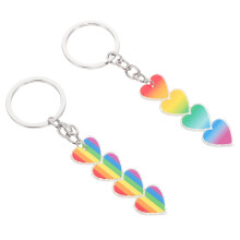4Pcs Multifunctional Acrylic Metal Keyring Bag Pendant Backpack Charms