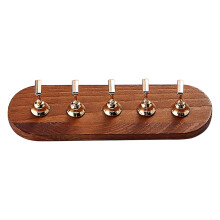 2Ensembles Porte-Ongles Press on Bois Et Zinc Pour Pratique Manucure