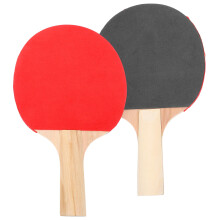 2Paires Paddles Tennis De Table Portable Bois Confort