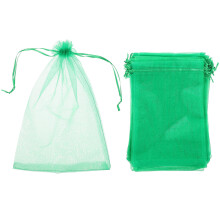 250Pcs Garden Fruit Netting Bags with Drawstring for Vegetable & Fruit