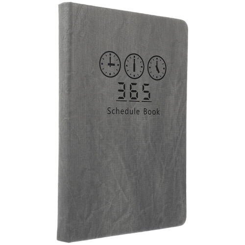 2Stk Tragbarer Terminplaner Grau 2024 Studenten Planer Notepad