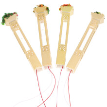 16St Kleine Gouden ABS Straatverlichting Model Voor Decor En