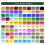 Artecho Watercolour Paint Set 100 Colors in Portable Box Including 2