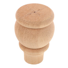 2Pcs Beige Wooden Legs for Furniture Stable Replacement Feet for Sofas