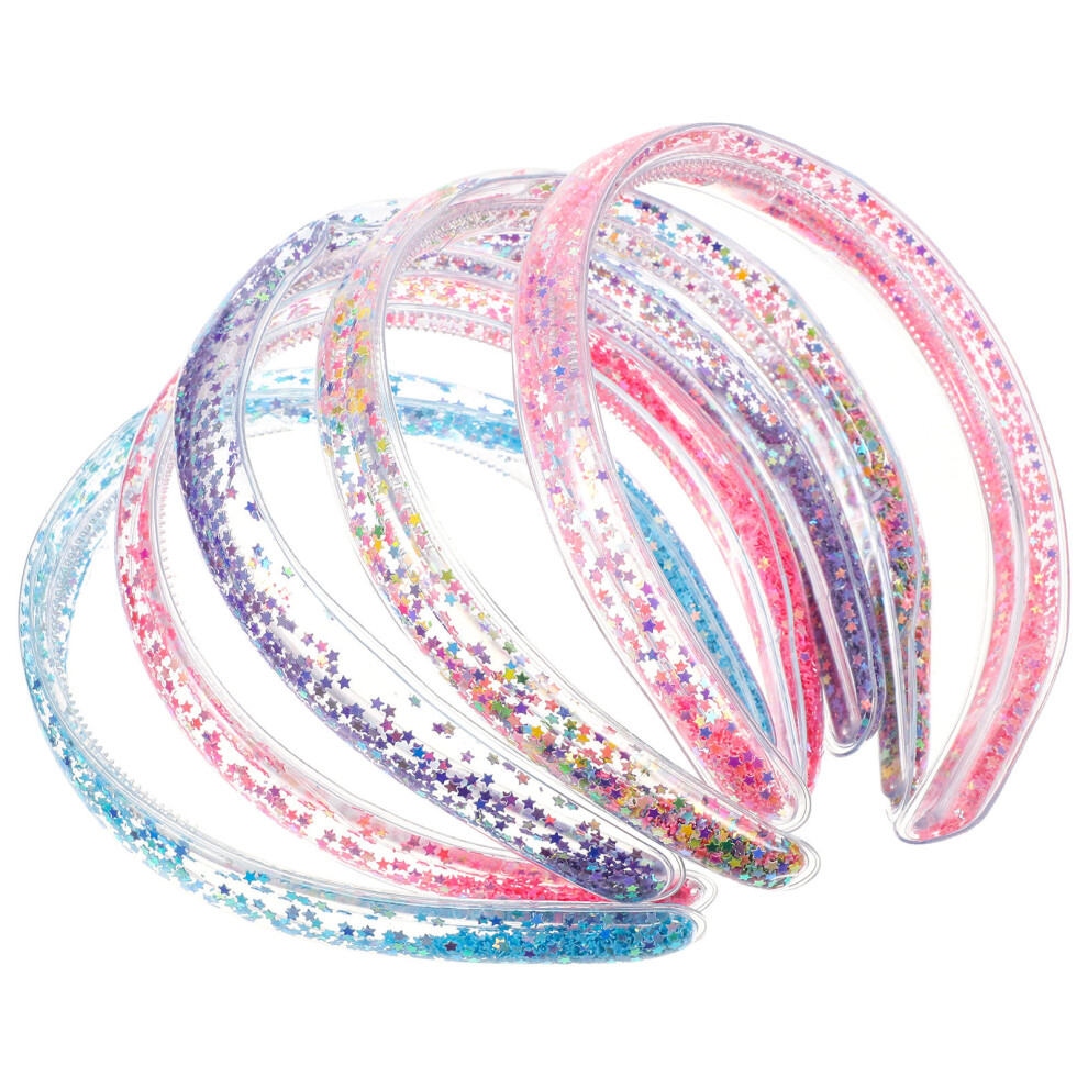 10St Modieuze Padded Dames Hoofdbanden Met Sequin Voor Werk En Feest-image