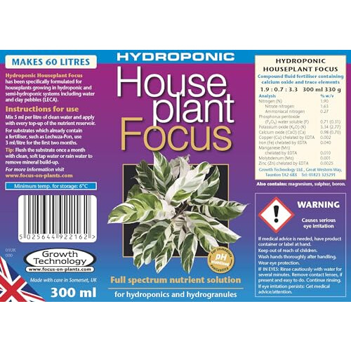 Hydroponic Houseplant Focus 300 ml 1