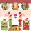 2PCS Christmas Refrigerator Handle Covers Cute Door Handle Gloves Sequin Handle Protector Cartoon for Fridge Microwave 3