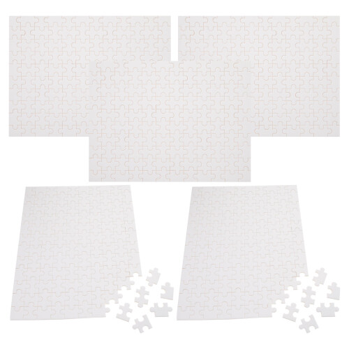 20Ensembles Puzzle Bois Vide DIY Sublimation Pour Amateurs
