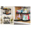 Multi-Purpose Pull-Out Storage Organizers for Bathroom & Kitchen, Under Sink Cabinet Storage, 12.8 Inches, 2 Pack 6
