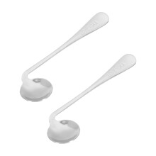 8Pièces Ustensiles Adaptés Pour Séniors Acier Argenté Ergonomique