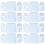 16Pcs Practical Silver Metal Sectional Couch Clips with Screw Bracket 1