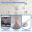 3D Clock Hands,DIY Large Clock Movement Mechanism Needles,Wall Accessories Part Replacement,Silver 7