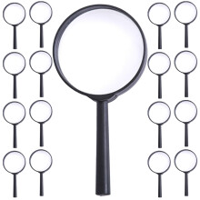 36Pcs Elderly & Kids Reading Magnifier Lightweight Black Plastic