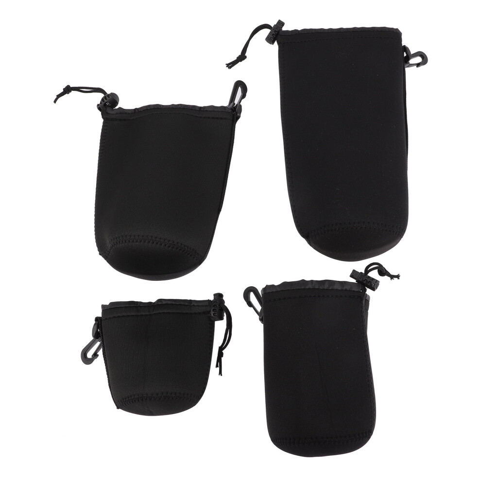 20Pcs Flexible Neoprene Camera Lens Pouch Water-Resistant Black 3642825057417