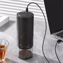 Portable Coffee Grinder Electric Burr Coffee Grinder for Traveling Camping with 38 Adjustable Grind Settings Silver