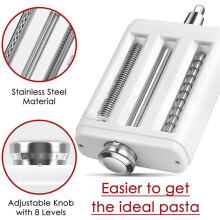 Accessoire Polyvalent pour Machine à Pâtes 3 en 1 pour Mixeurs sur Socle  pour Accessoires de Coupe-Nouilles