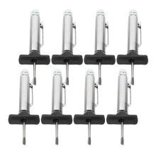 16Pcs Tire Depth Gauge Tool for Car Silver ABS Stainless Steel Durable