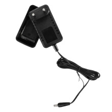 2Pcs Black Charger Shaped Plastic Hiding Container for Storage