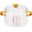 3Pièces Casserole En Verre Transparent Stable Pour Cuisson Maison 1
