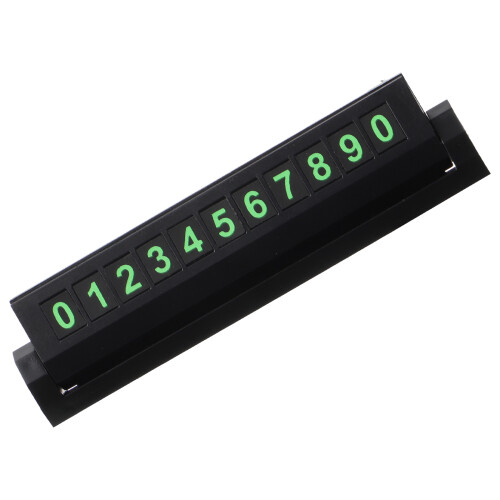 4Pièces Plaque Parking Temporaire PVC Auto