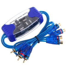 2Pcs Blue 4 Channel Ground Loop Isolator Noise Filter for Home Audio