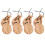 20Paires En Bois Khaki Instruments De Percussion Manuels 1