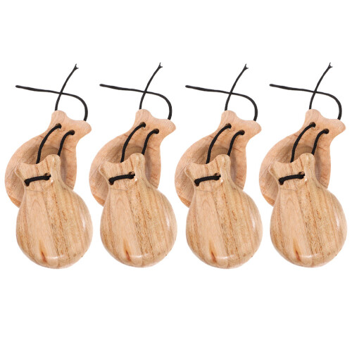 20Paires En Bois Khaki Instruments De Percussion Manuels